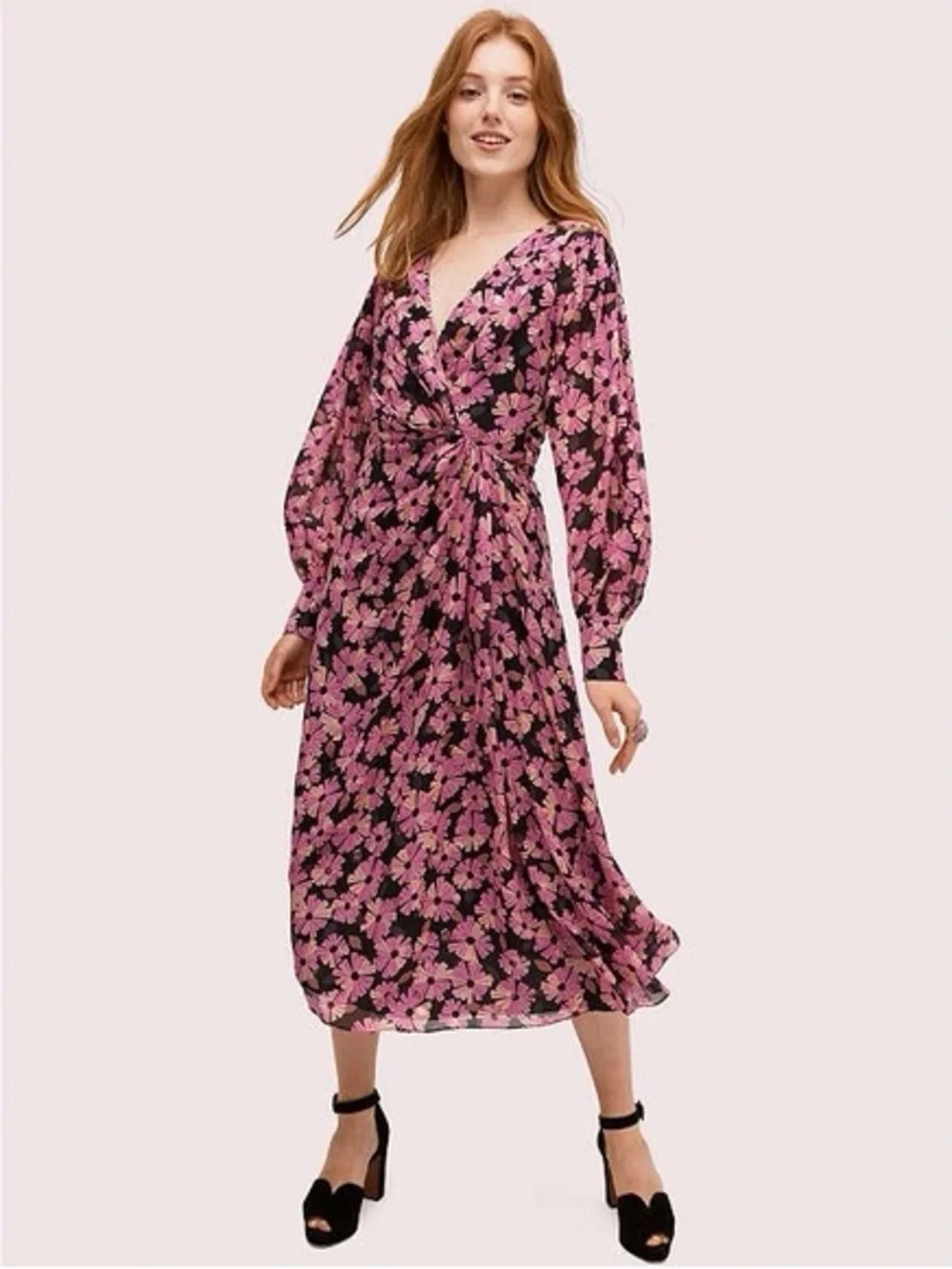 The Kate Spade New‎ York Wallflower Chiffon Midi
